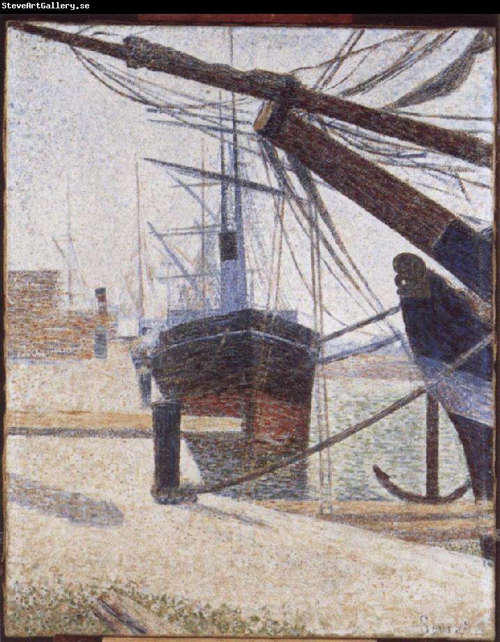 Georges Seurat The Harbour at Honfleur